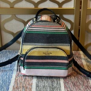 Kate Spade Jackson Boardwalk Striped Backpack